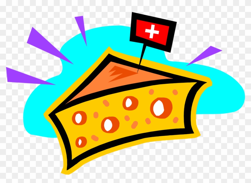 Swiss Cheese Clipart - Switzerland Food Cartoon #220317