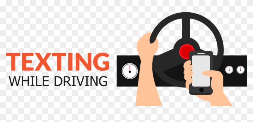 Design - Texting While Driving Clipart #220359
