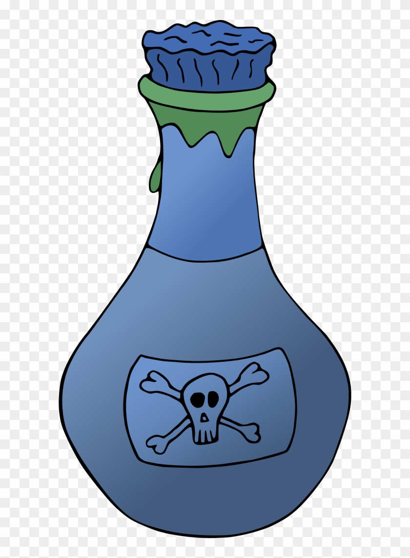 Vector Clip Art - Poison Bottle Clip Art #220361