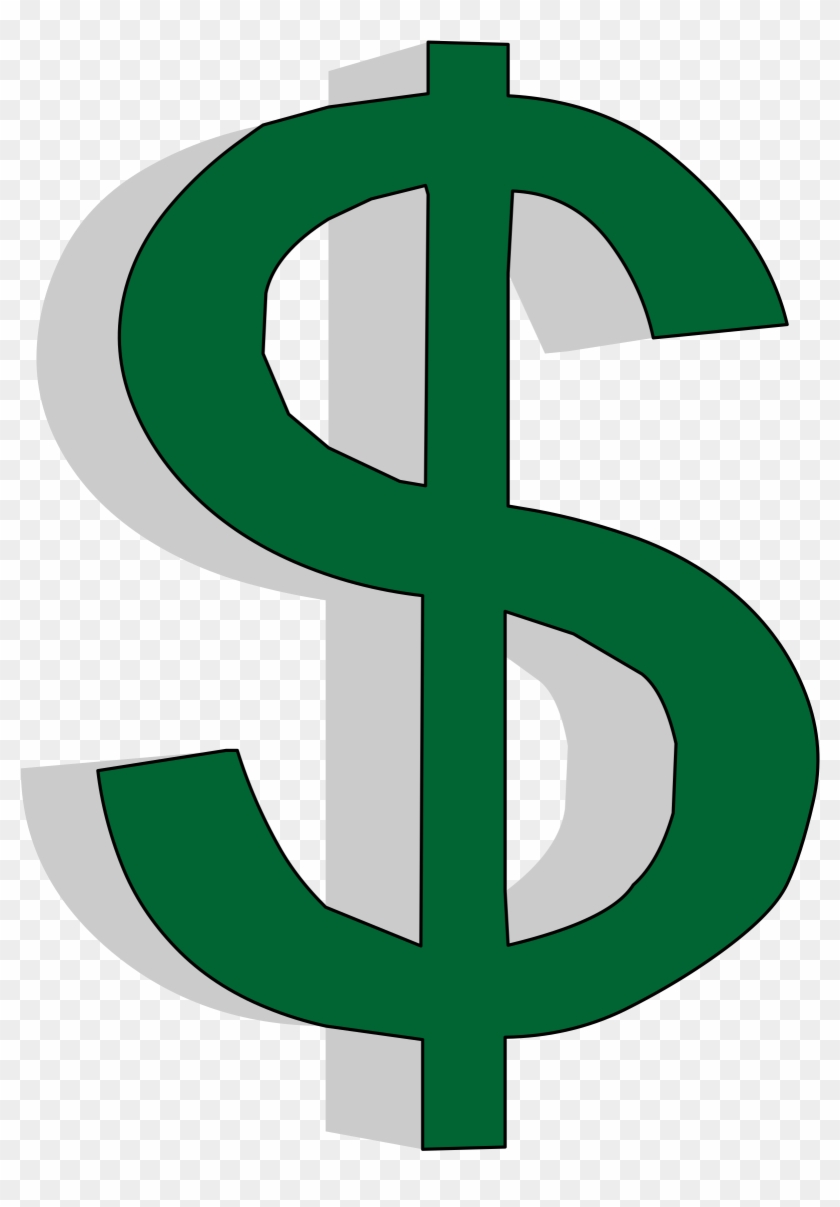 Big Image - Dollar Sign With Two Lines #220377