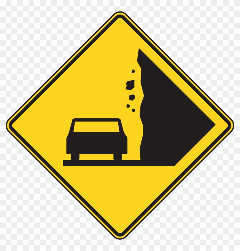 Free Vector Graphic - Falling Rock Sign #220389
