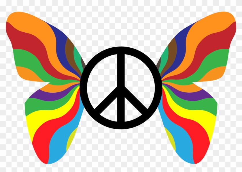 Peace Sign Clipart Groovy - Symbol Of Peace And Love #220406