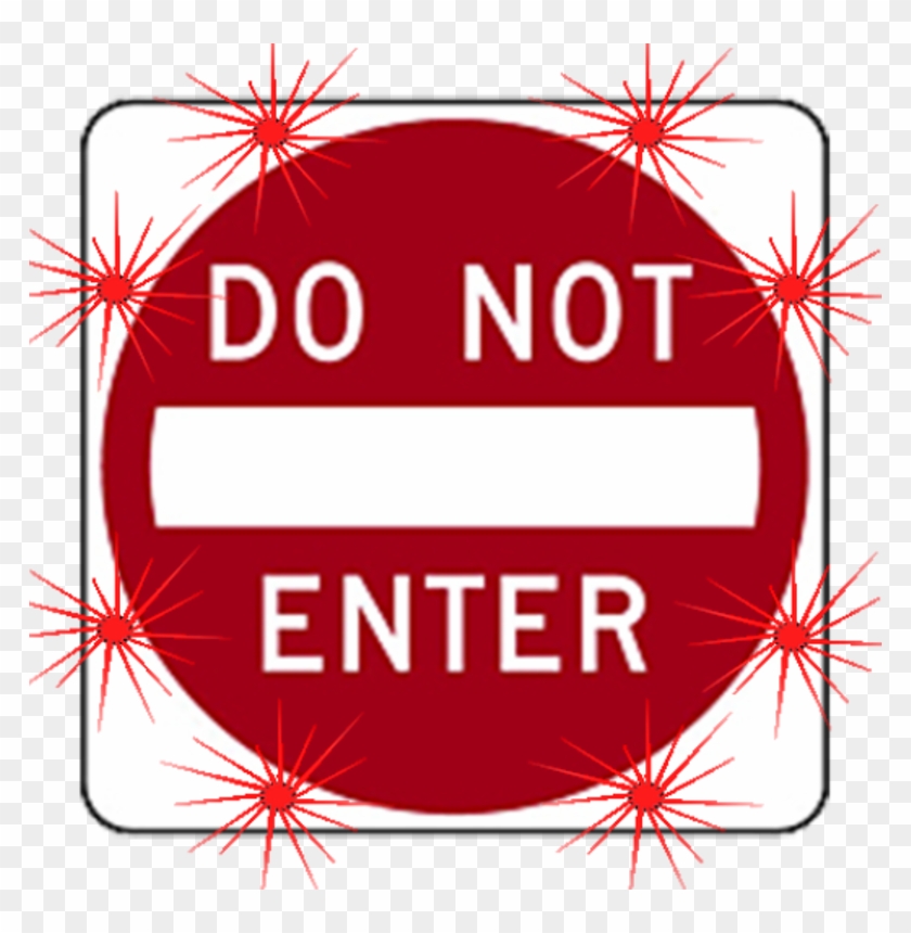 Image Logo For Lighted Roadway Signs - Do Not Enter Wrong Way #220438