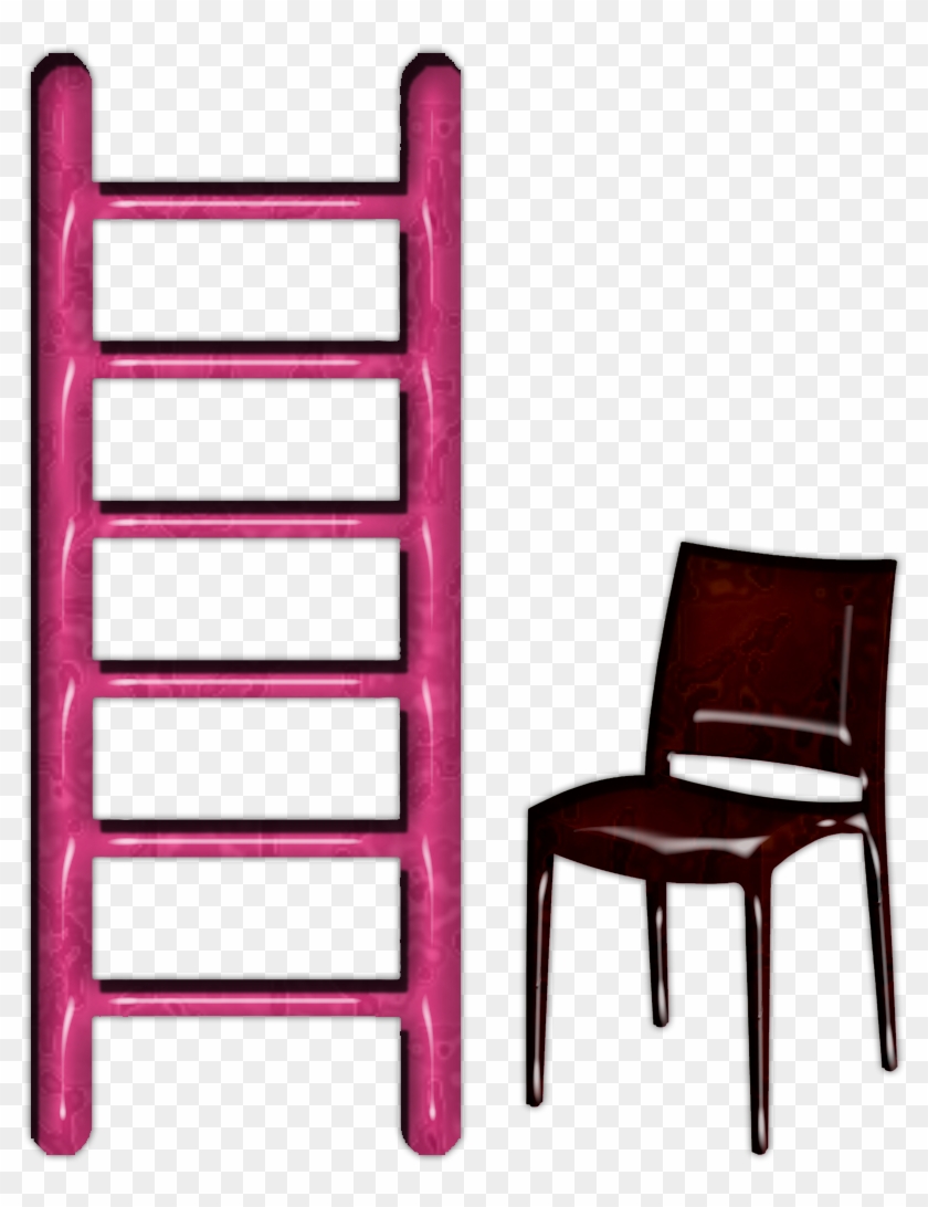 Ladder And Chair Png File Use Freely By Theartist100 - Silla Bob Polipropileno Antracita #220460