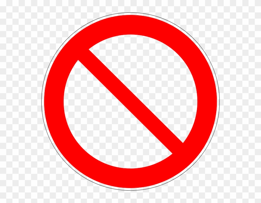 Free Icons Blank Not Allowed Sign Image - Icono Prohibido Png #220484