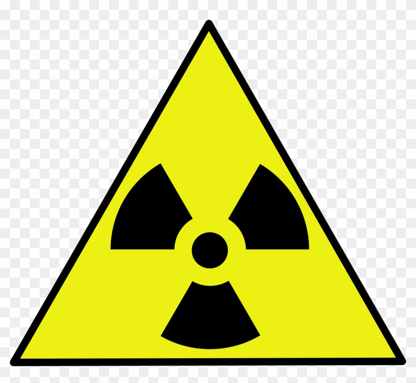Nuclear Warning Sign Medium 600pixel Clipart, Vector - Nuclear Warning Sign #220537