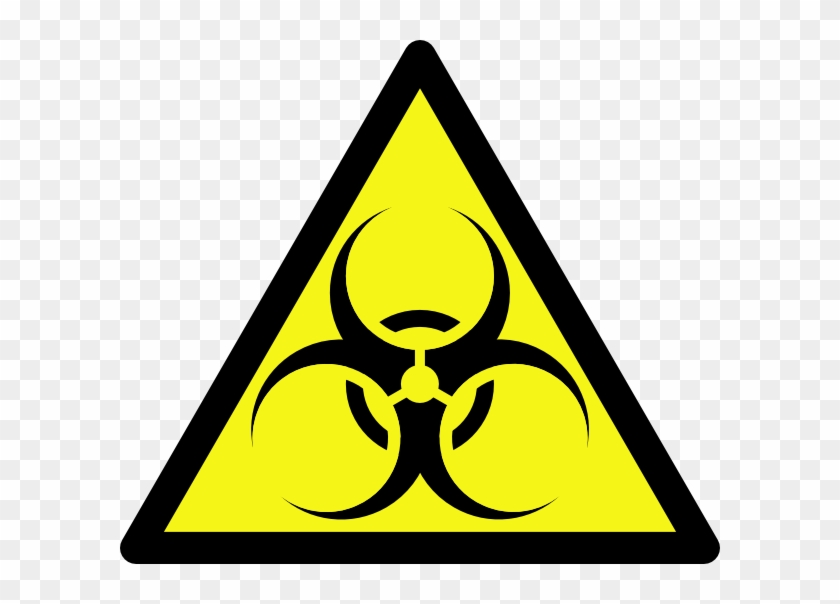Triangle Clipart Hazard - Biohazard #220540