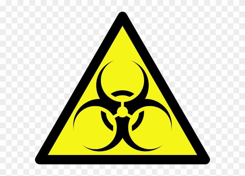 Triangle Clipart Hazard - Biohazard #220540