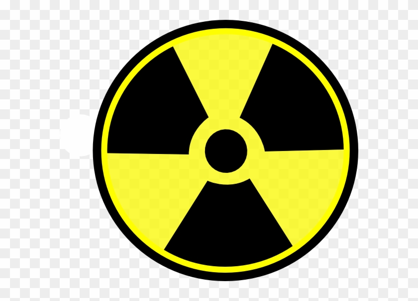 Free Vector Radioactive Sign Clip Art - Radioactive Sign #220552
