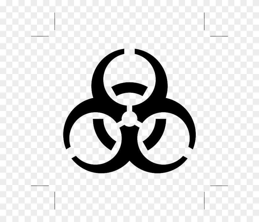Biohazard, Poisonous, Warning, Danger, Attention, Black - American Biological Safety Association #220571