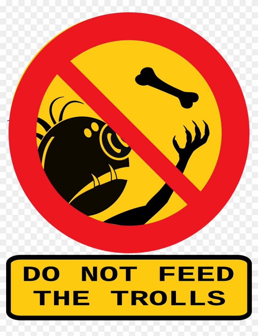 Public Domain Clip Art Image - Dont Feed The Troll #220661