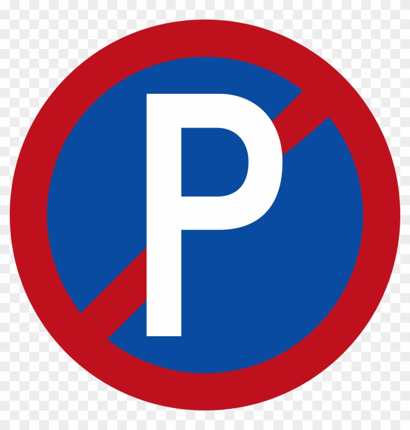 Clip Arts Related To - No Parking Blue Sign #220728
