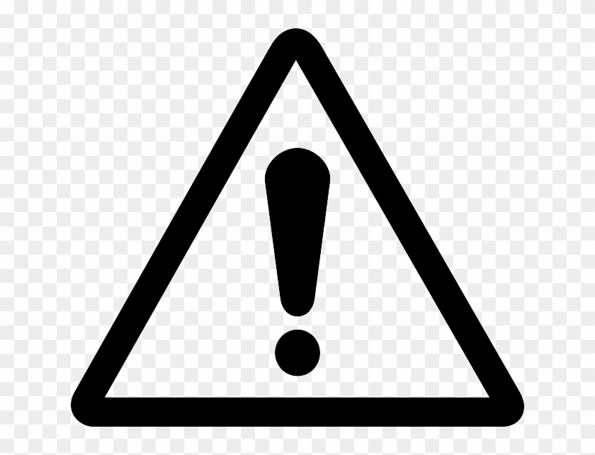 Exclamation Mark, Warning, Danger, Attention, Black - Triangle With Exclamation Mark #220772