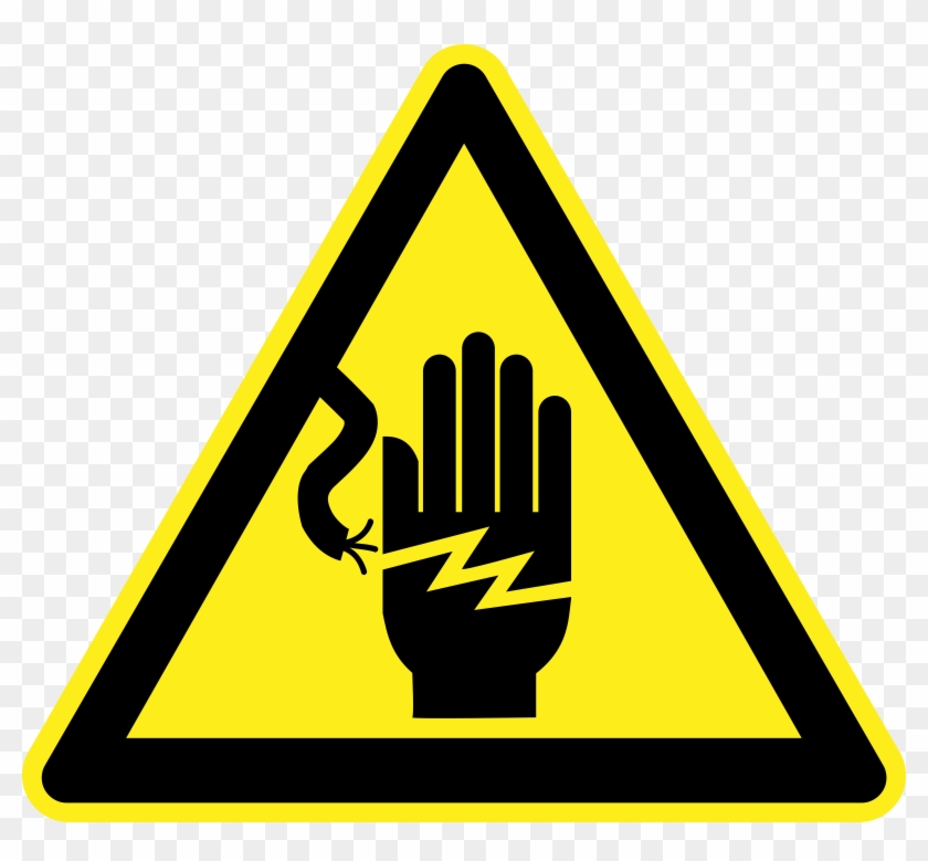 Voltage Hazard Warning Sign - Privacy Clipart #220775