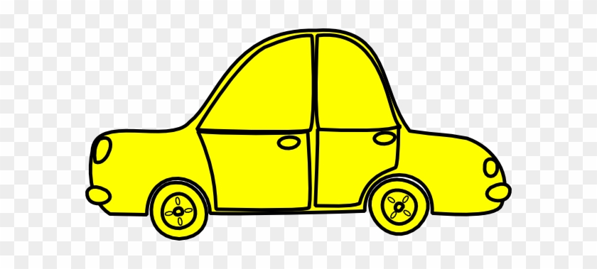 Car Outline Clip Art At Clker - Yellow Car Clipart #220912