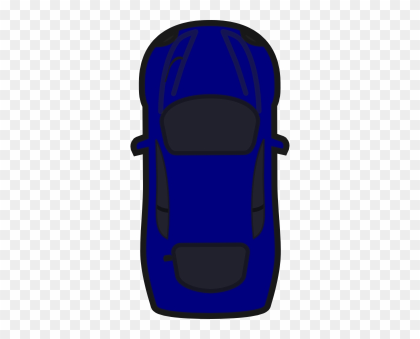 Vertical Top View Of Car Clip Art At Clker - Car Clipart Top #220936