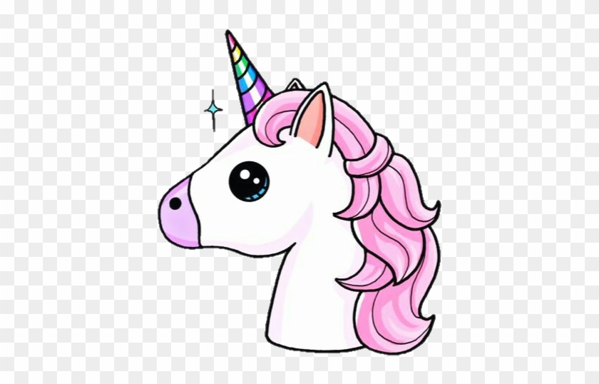 Png Edit Overlay Tumblr Unicorn Unicornio Rainbow - Unicorn Emoji #220979