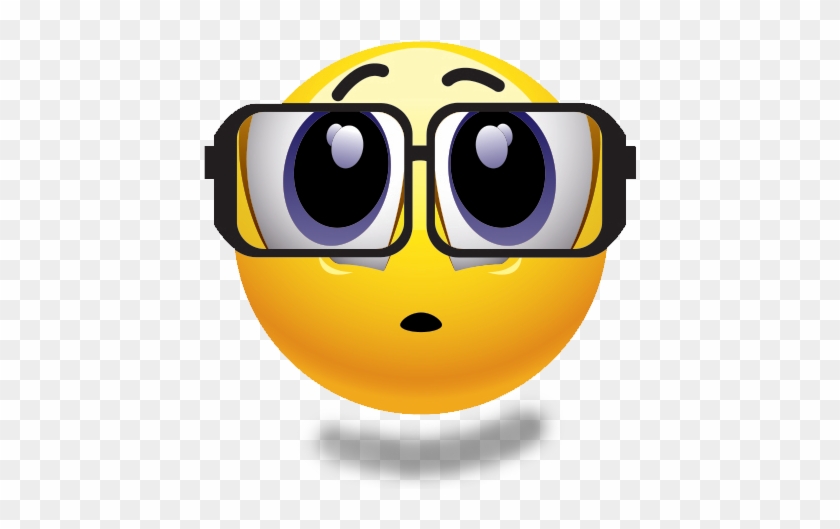 Emoji Transparent Smiley Face Emoji With No Background - Smiley Face With Glasses #221043