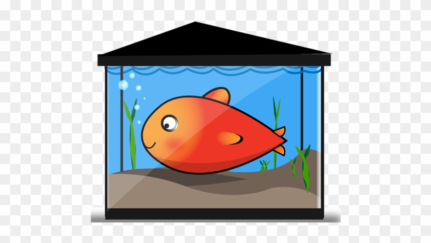 Free Vector Gold Fish Tank - Art Fish In Aquarium #221071