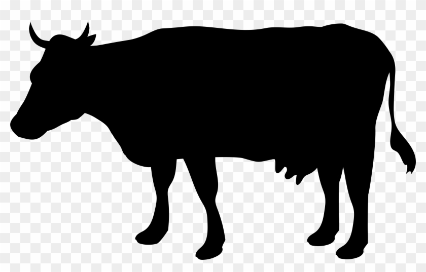 Cow Silhouette Png Clip Art Imageu200b Gallery Yopriceville - Cow Silhouette Clip Art #221128