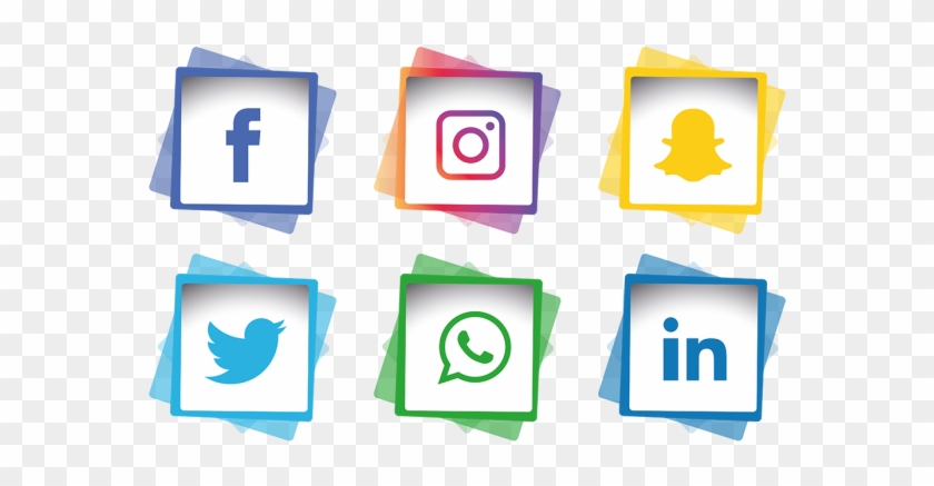 Social Media Icons Set Facebook Instagram Whatsapp, - Facebook Instagram Icon Png #221167