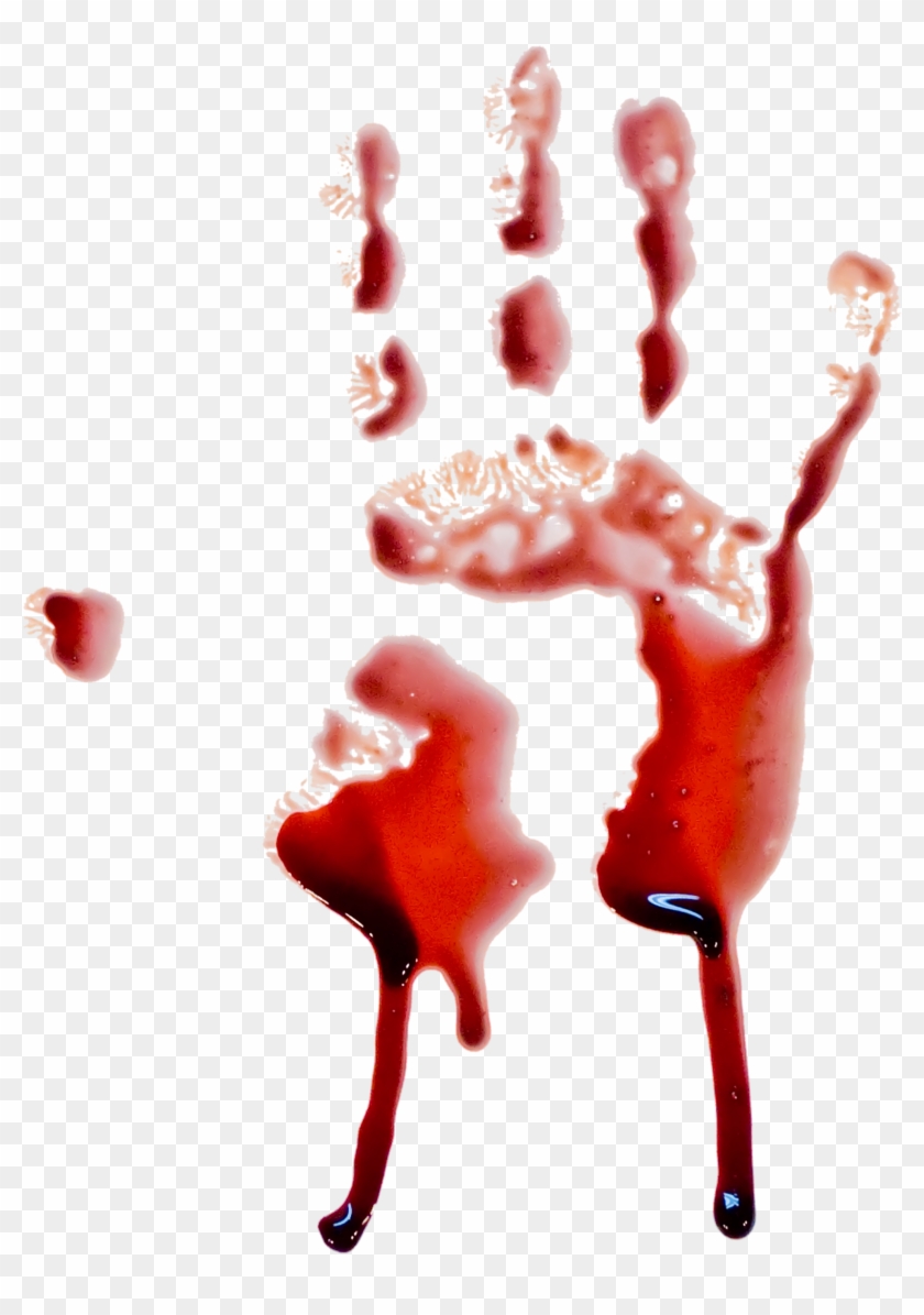 Blood Png Image - Bloody Handprint Transparent Background #221241