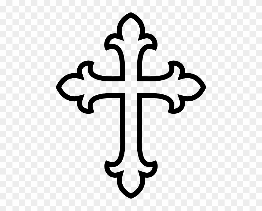Celtic Cross Clipart Black And White - Cross Clipart Black And White #221284