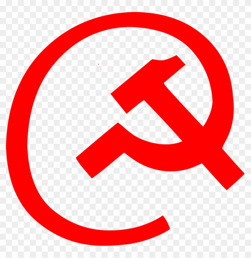 Email At Hammer And Sickle Clip Art - Soviet Union Sickle And Hammer #221286
