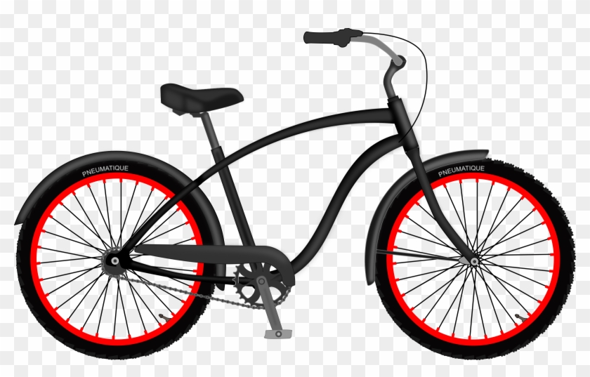 Big Image - Beach Cruiser Clip Art #221297