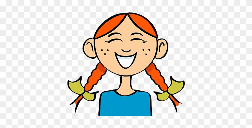 Funny Laughing Girl - Cartoon Picture Of A Girl Laughing #221334