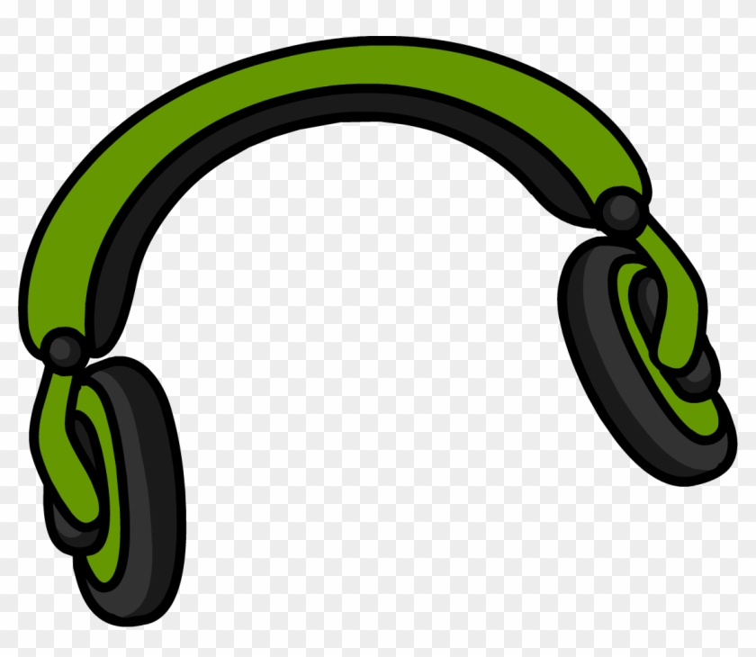 Green Headphones Clip Art Png - Imagenes De Audifonos Animados #221338