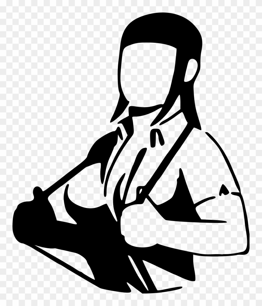 Skinhead Girl Clip Art - Skinhead Png #221339