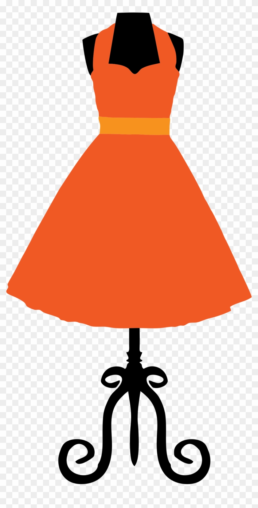 This Free Icons Png Design Of 1950's Vintage Dress - Dress Vintage Png #221410