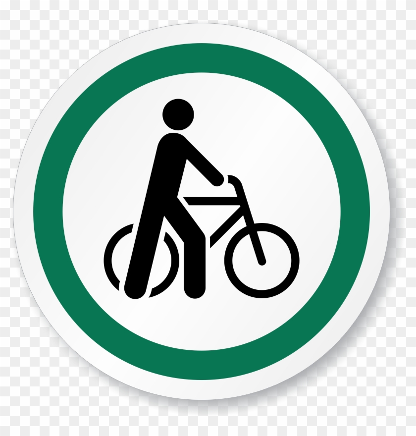 Bicycle Symbol Iso Circle Sign - Portrait Of A Man #221420