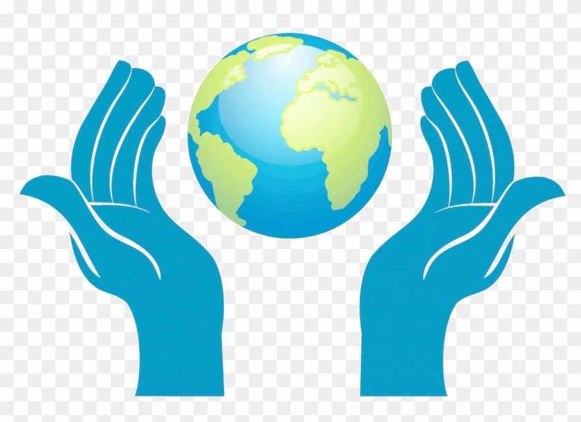 Earth Hand Clip Art - Earth Hand Clip Art #221451