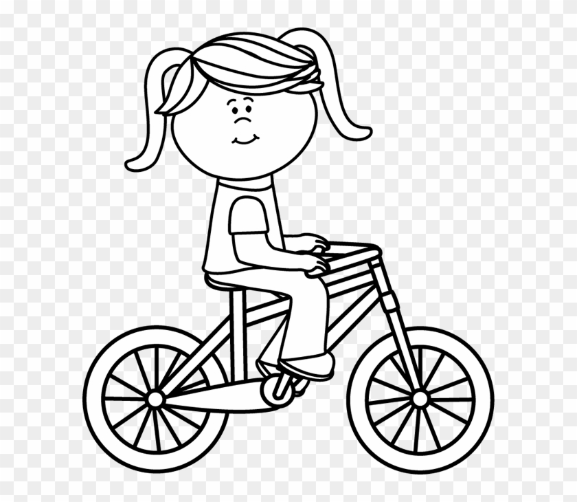 Download Free "riding Bicycle Clipart Black And White - Download Free "riding Bicycle Clipart Black And White #221433