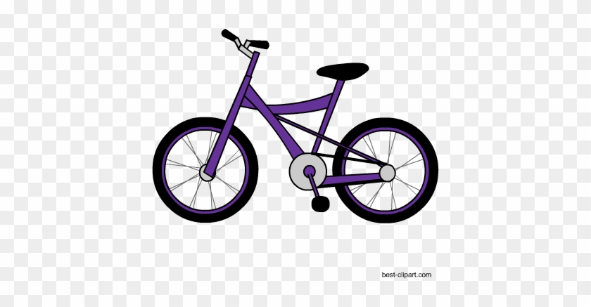 Free Purple Bicycle Clip Art Image - Bicycle #221437