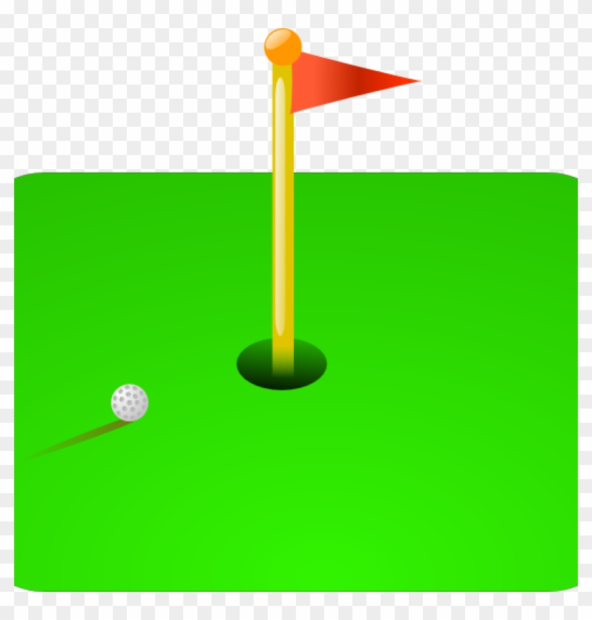 Mini Golf Clip Art Golf Flag Ball Clip Art At Clker - Golf Clip Art #221440
