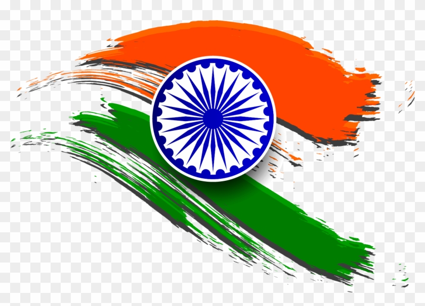 Flag Of India Republic Day Clip Art - Indian Flag Clipart Png #221444