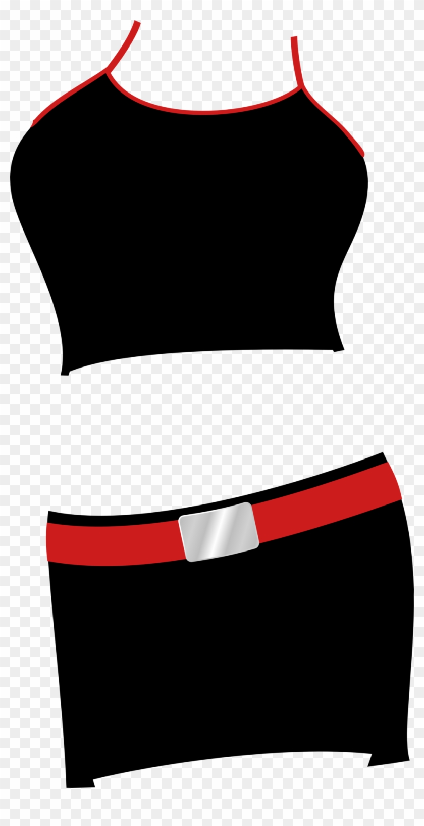 Top And Skirt - Short Skirt Clip Art #221463