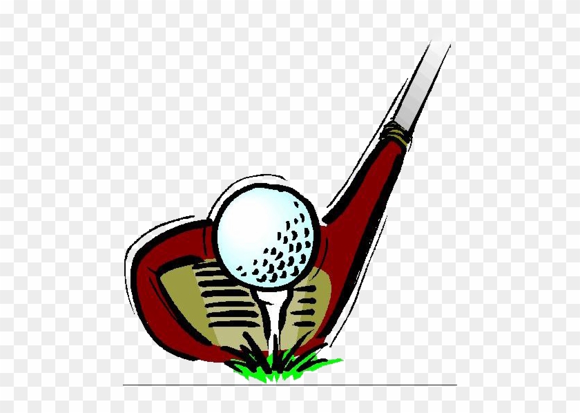 Golf Course Clipart One - Golf Club And Ball #221474