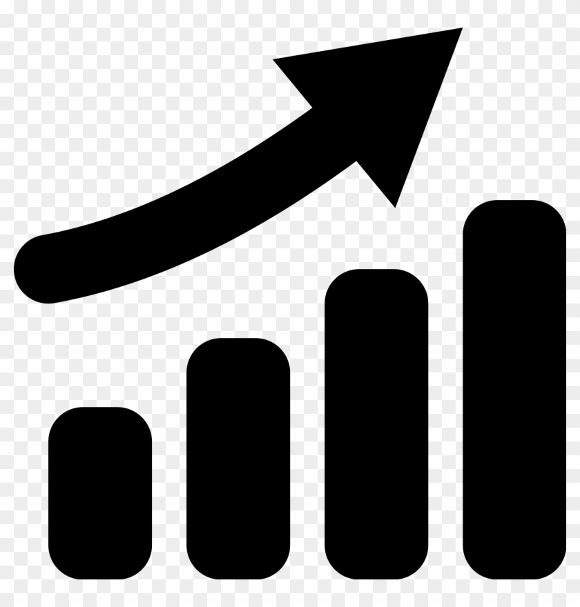 Graph Clipart Svg - Level Up Icon Png #221531
