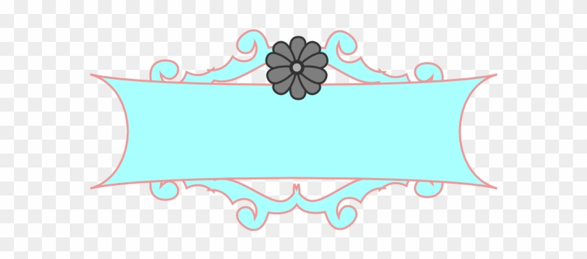 Mix Frame Svg Clip Arts 600 X 291 Px - Png Scroll Blue #221552