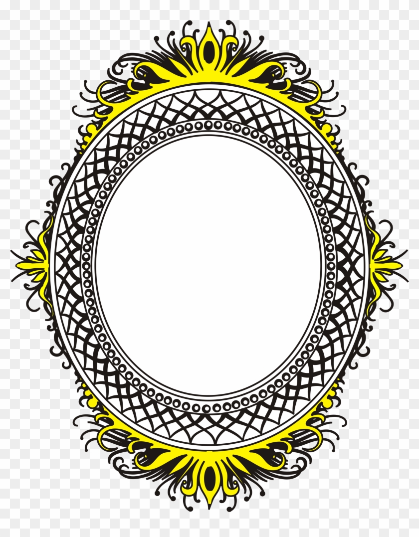 Clipart - Round Shape Photo Frame #221556