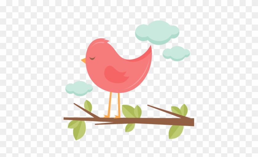 Bird In A Tree Svg Scrapbook Cut File Cute Clipart - Scalable Vector Graphics #221579
