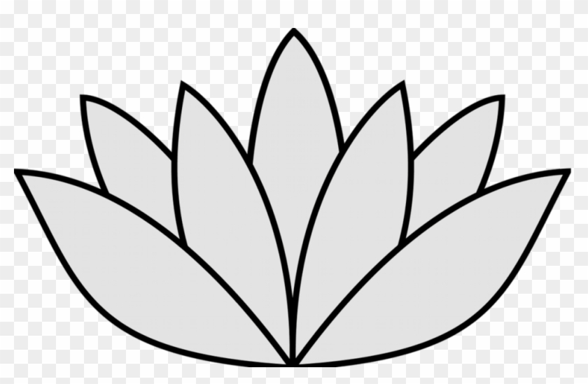 Elegant Image Of Easy To Draw Flowers Easy Drawings - Lotus Flower Drawing #221592