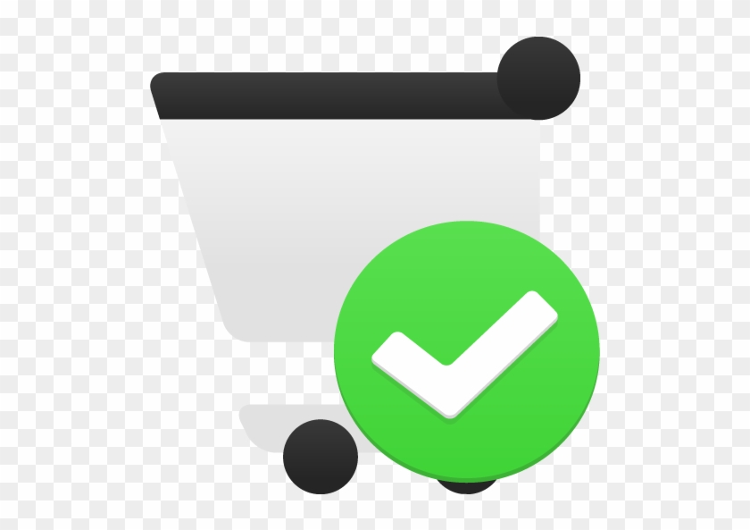 Confirm Shopping Cart Icon - Add Cart Icon Png #221644
