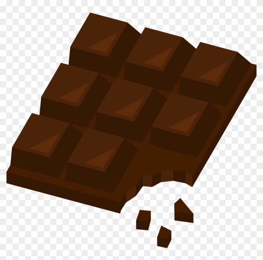 Chocolate, Sweet, Dessert, Cocoa, Candy - Dark Chocolate Vector Png #221649