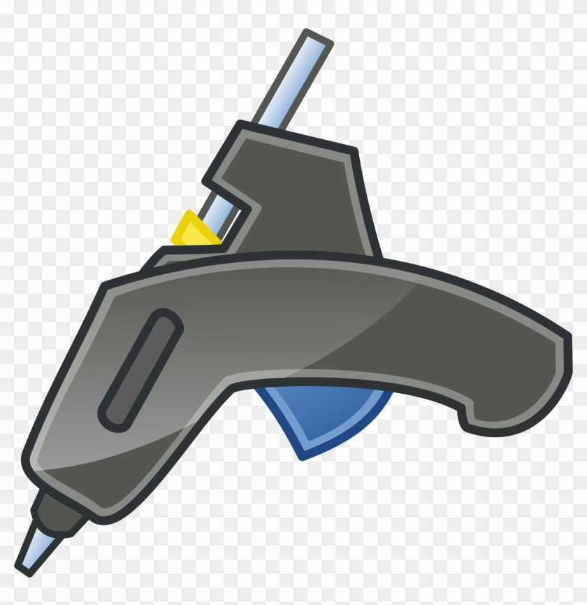 Glue Gun Tango Icon Clipart - Hot Glue Gun Clipart #221668