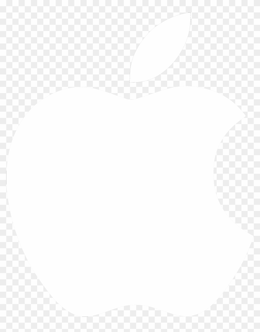 White Apple Logo Transparent Background